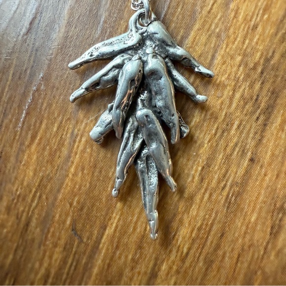 Peyote Bird Designs Sterling Silver Chilli Pepper Ristra Necklace Charm Santa Fe - Picture 4 of 11